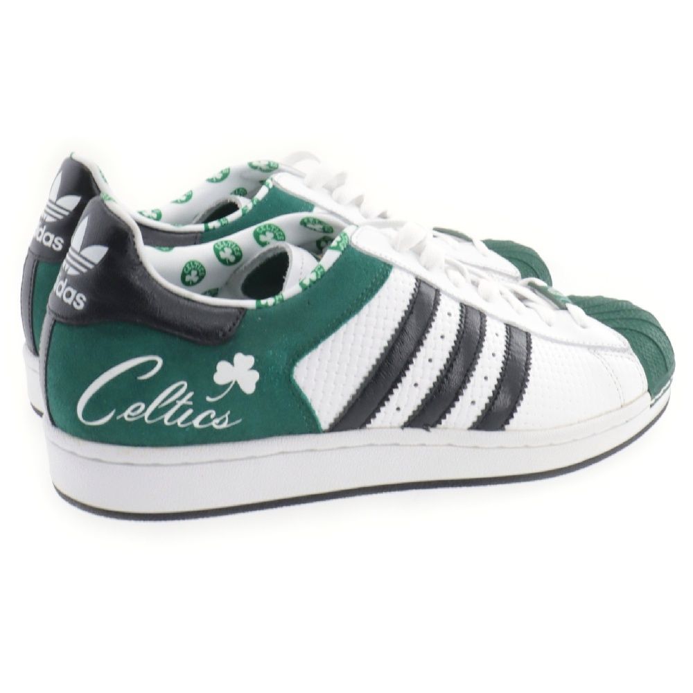 adidas (アディダス) superstar boston celtics SS1 NBA スーパースター ボストン セルティックス ローカットスニーカー シューズ 014118 ホワイト グリーン US9/27cm