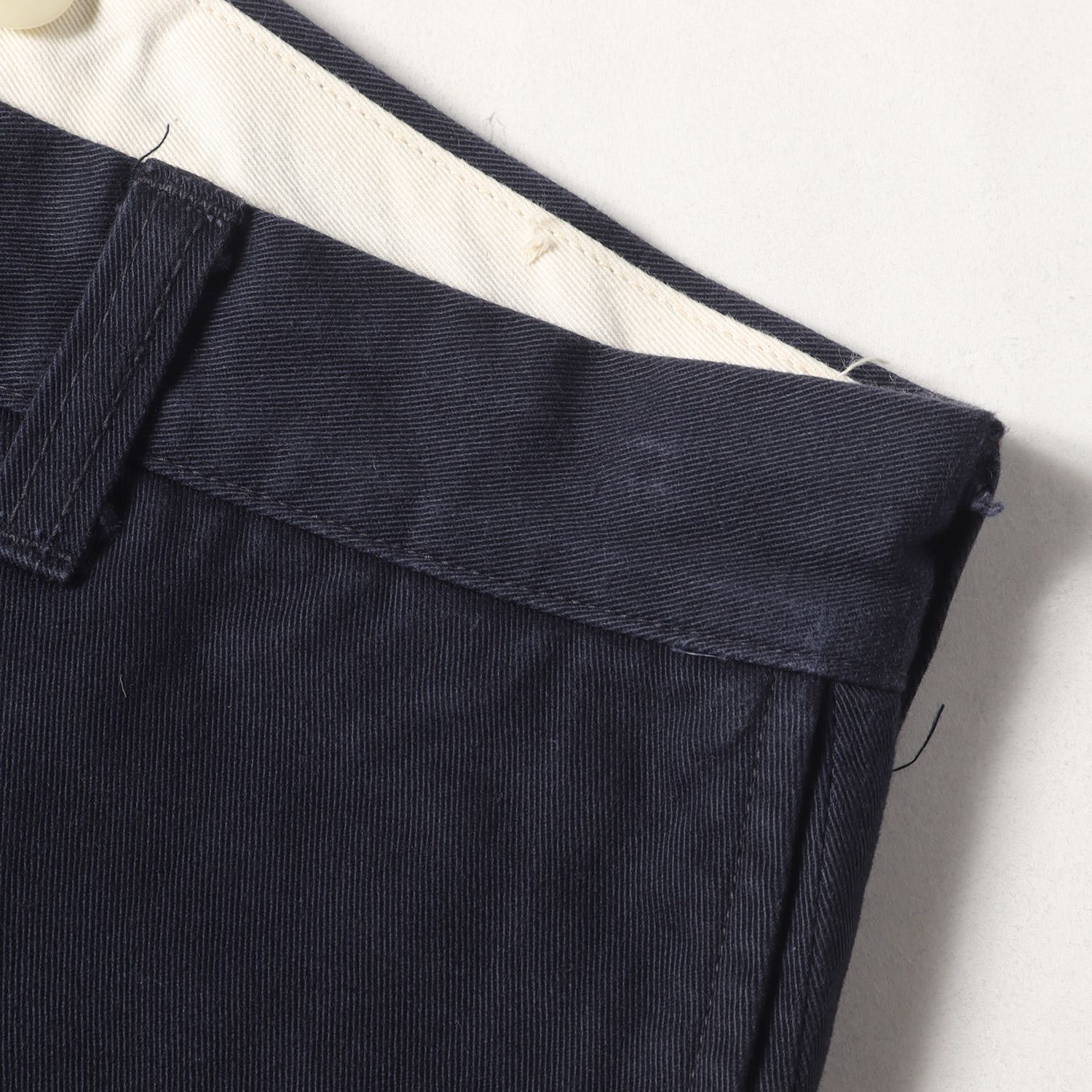 At LAST&CO アットラスト パンツ ネイビー 紺 サイズ:32 | コットン