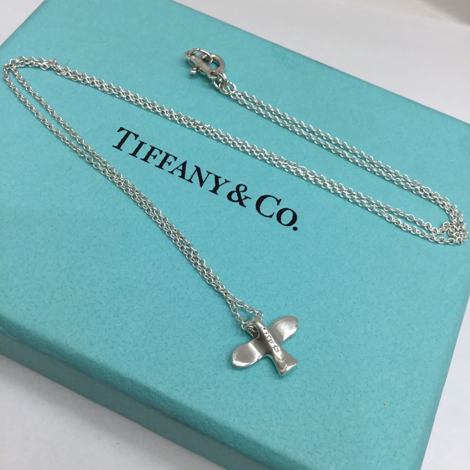 ☆美品☆ TIFFANY&Co. ティファニー ／ バードクロス シルバー 