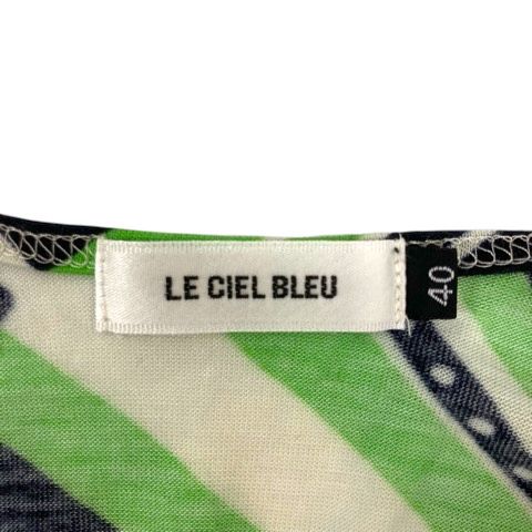 ルシェルブルー LE CIEL BLEU カットソー ノースリーブ クルー