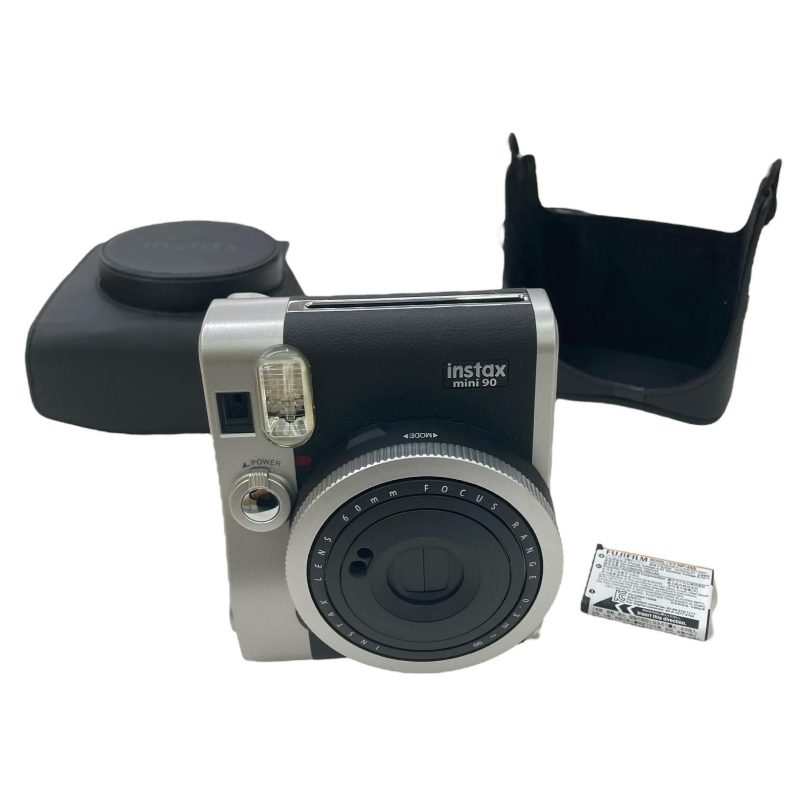 186000 動作未 FUJIFILM フジフィルム instax mini90 NEO CLASSIC 本体 ケース付き バッテリー付き