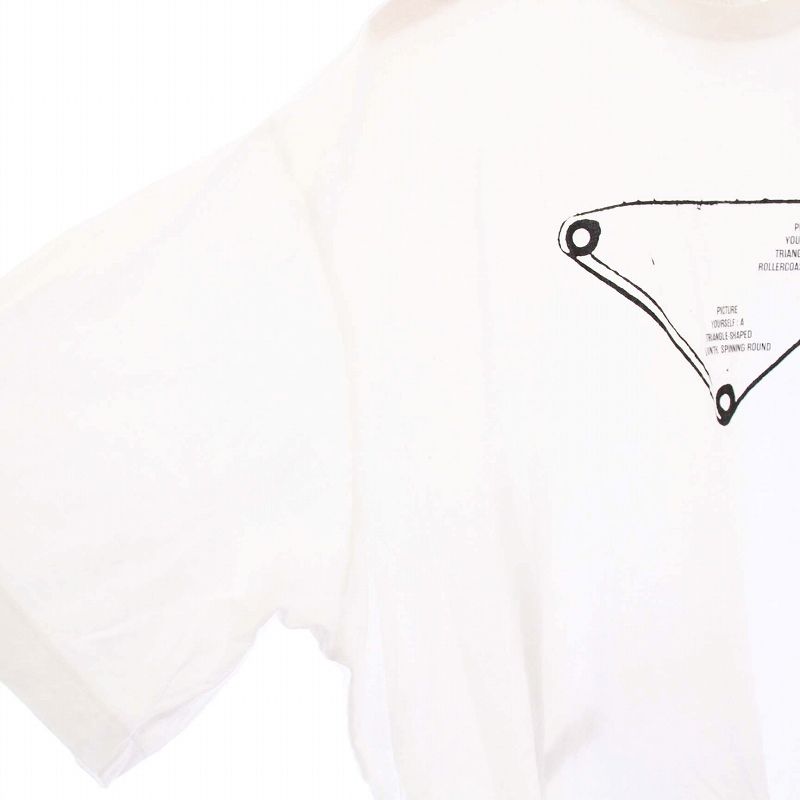 PRADA プラダ 20SS オーバーサイズ トライアングルロゴプリントTシャツ PRADA プラダ 20SS オーバーサイズ トライアングルロゴプリントT