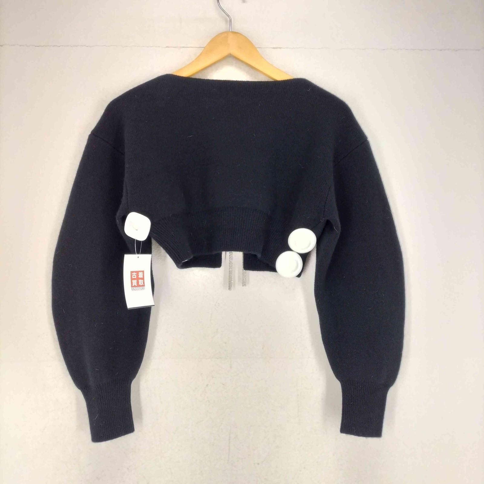 alexander wang カーディガン　クロップ alexanderwang アレキサンダーワング スーパーファインメリノ