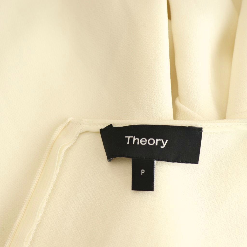 セオリー Theory 24SS ADMIRAL CREPE ROUND VNK TOP ブラウス 七