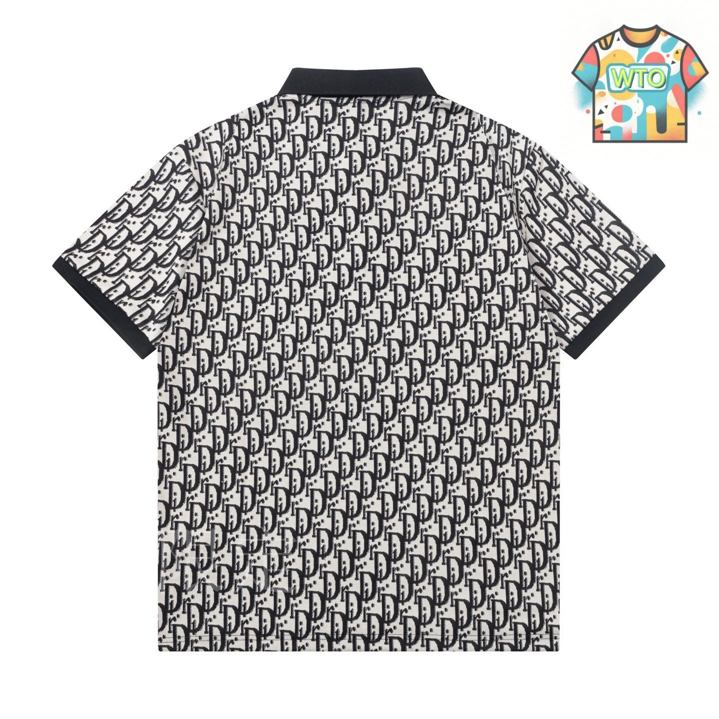 Dior ブラック ポロシャツ 美品】 Christian Dior / クリスチャンディオール | × KAWS