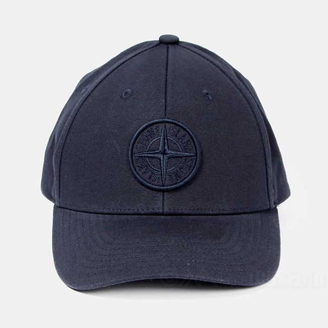 新品未使用】 STONE ISLAND ストーンアイランド 帽子 ロゴ ベース