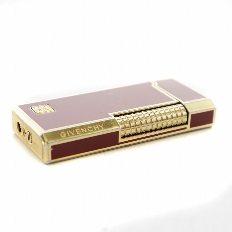 GIVENCHY - ジバンシィ ガスライター ローラー式 喫煙具 ロゴ シルバーカラー 9000 GIVENCHY ジバンシィ ローラー ガスライター/約6.5×3×0.7cm/喫煙