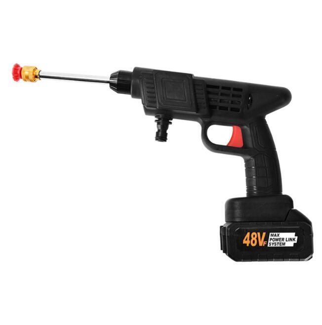 人気高圧洗浄機 コードレス 充電式 水噴射量5.2L/min 21V 500W
