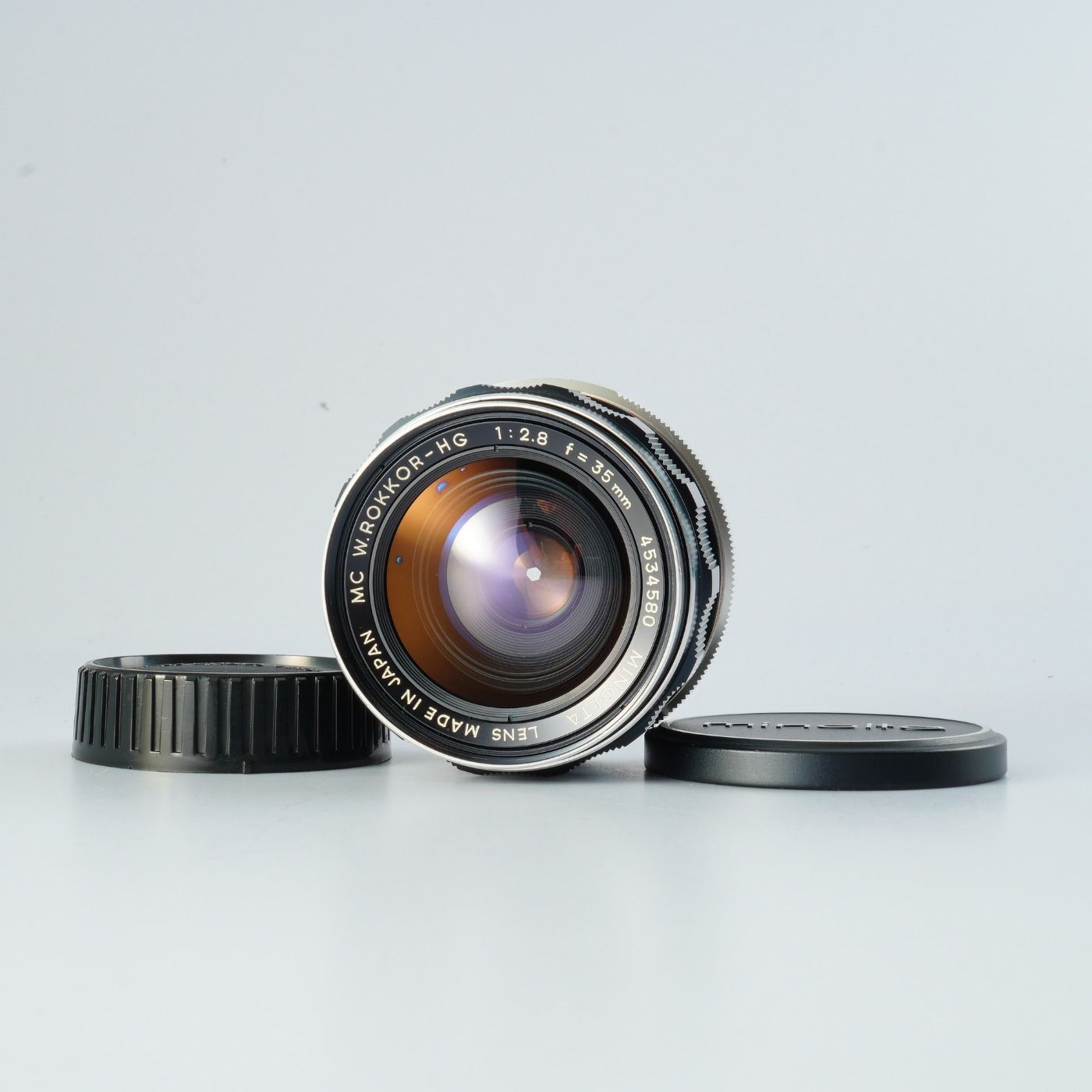 MINOLTA ミノルタ MC W.Rokkor-HG 35mm F/2.8 単焦点レンズ - メルカリ