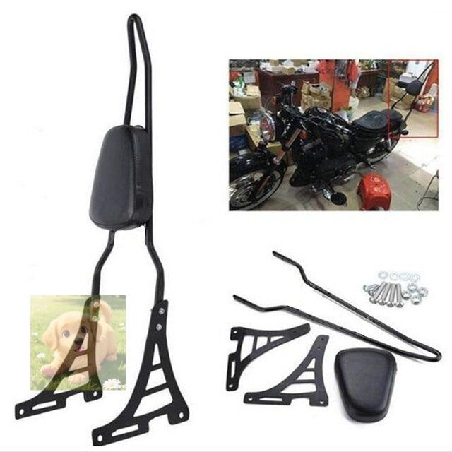 バイク シーシーバー バックレスト ハーレー スポーツスター XL883 XL883C XL883R XL1200 XL1200R XL1200C XL1200S XLH883 XLH1200ZCL387