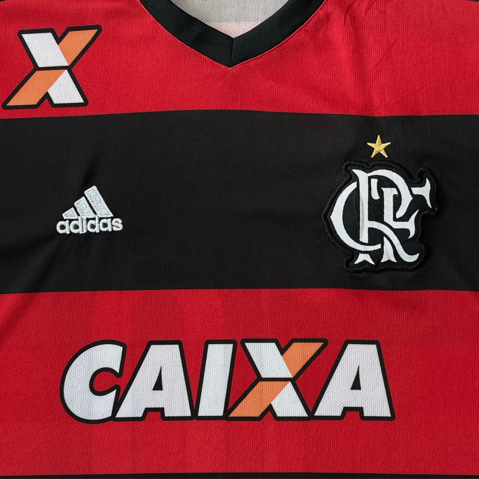 アディダス ブラジル製 フラメンゴ サッカーシャツ ゲームシャツ
