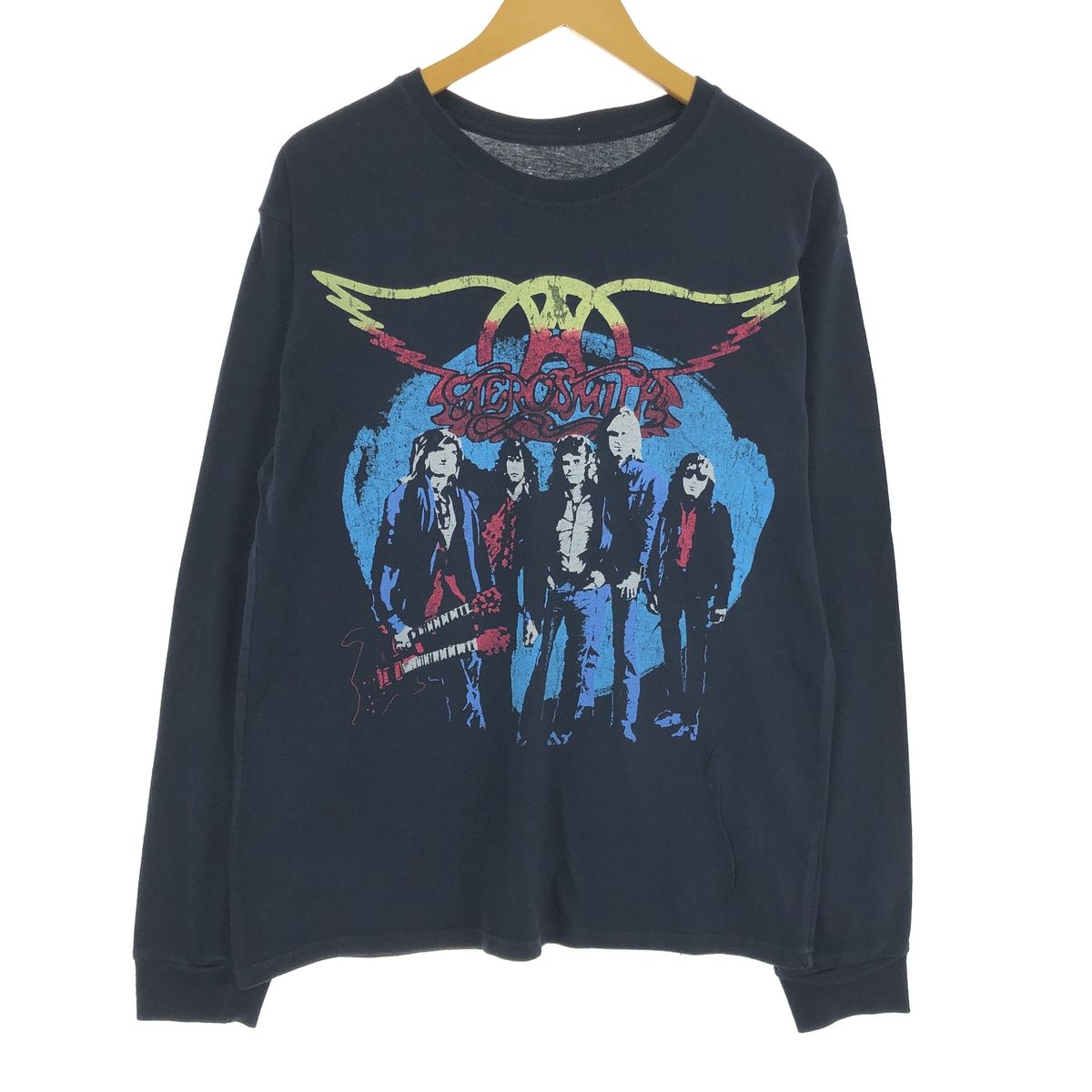 古着 AEROSMITH エアロスミス ロンT バンドTシャツ バンT メンズL相当/eaa496468