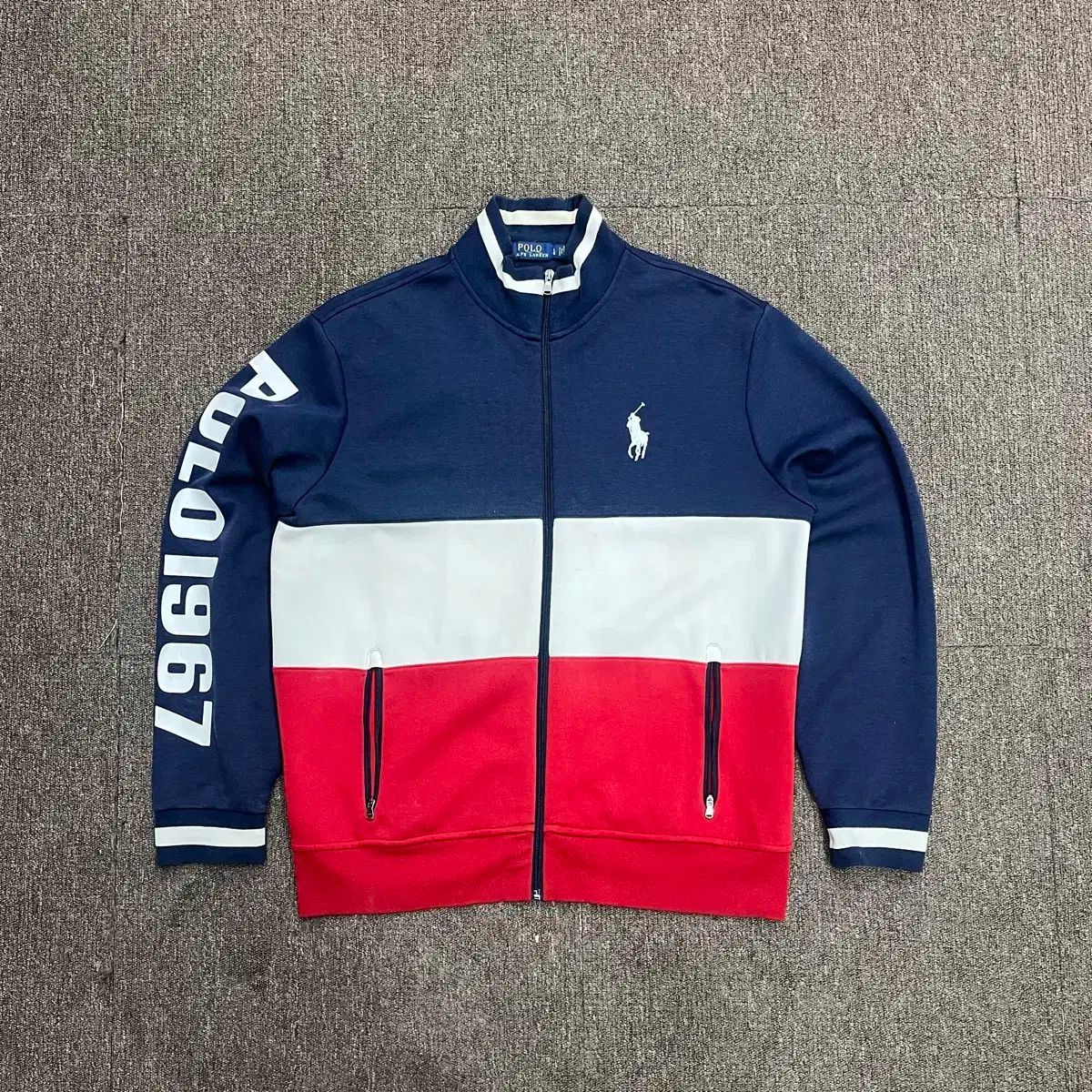 （ L ） ポロ Ralph Lauren(ラルフローレン) サイド ロゴ ジップアップ ジャケット