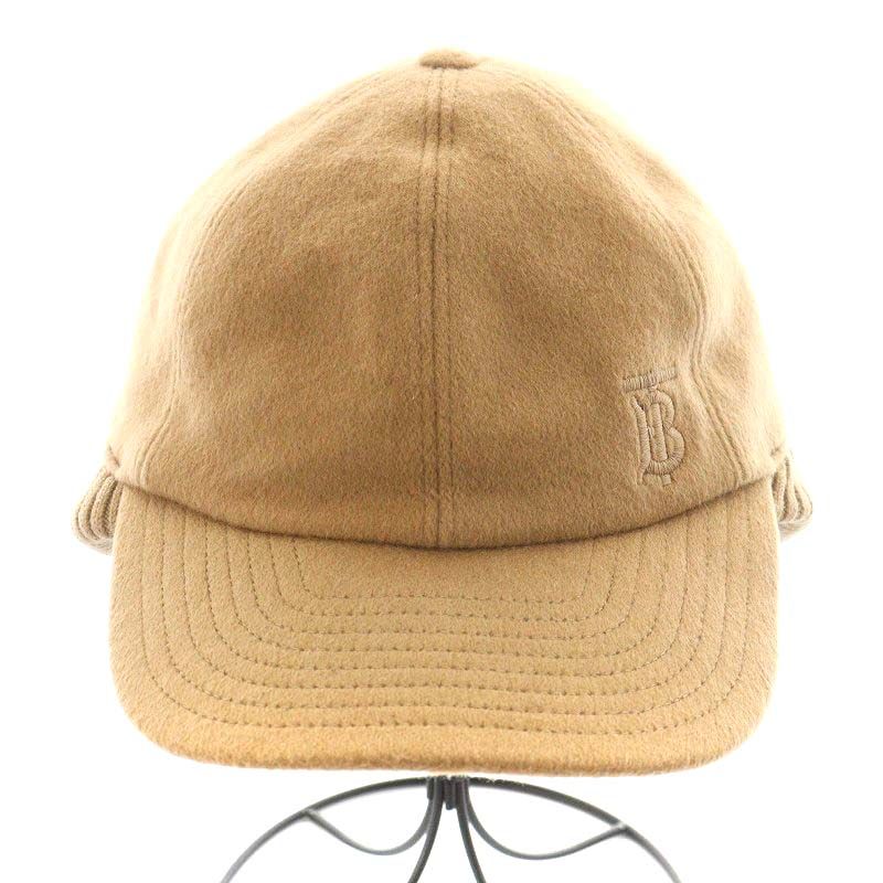 バーバリー BURBERRY TBロゴ キャップ 帽子 ウール カシミヤ