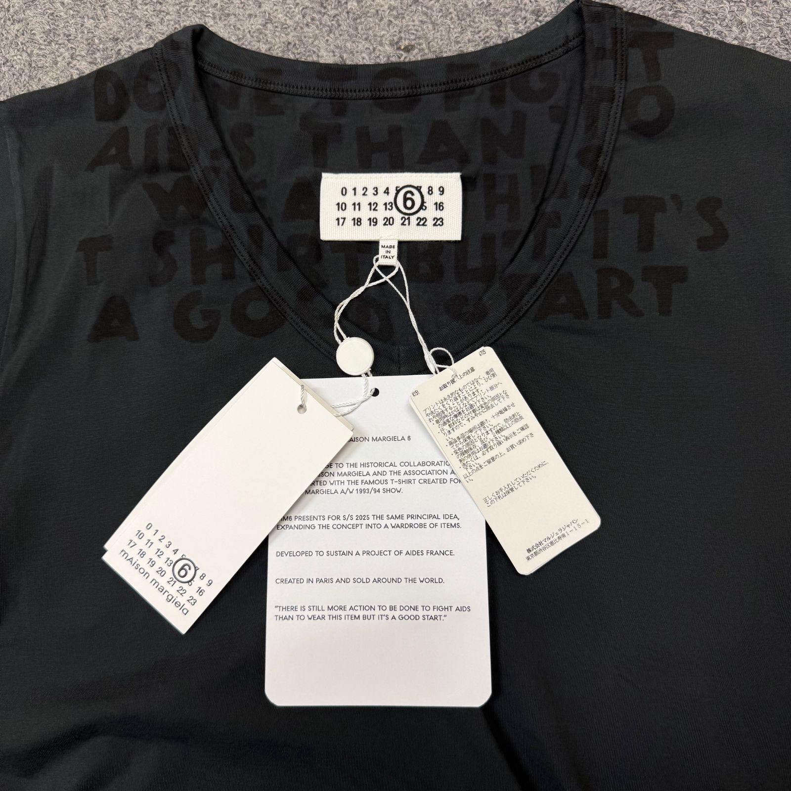 国内正規 参考上代51700円 未使用品 MM6 Maison Margiela 25SS V