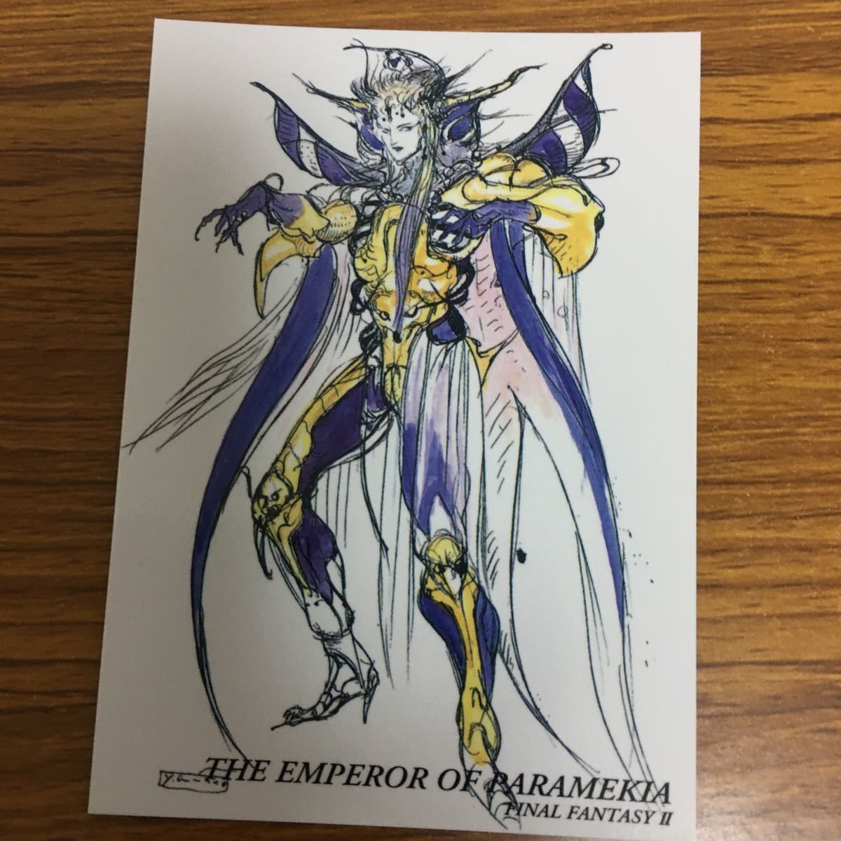 ファイナルファンタジー8プロモーションカード　天野喜孝