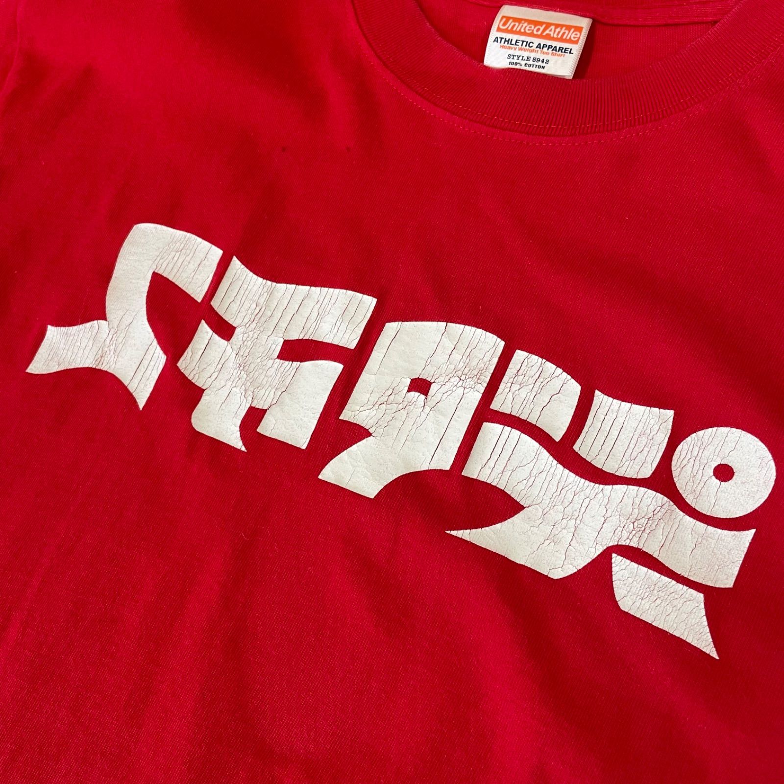 スチャダラパー アルバム11リリースツアーTシャツ L レッド 2000年代
