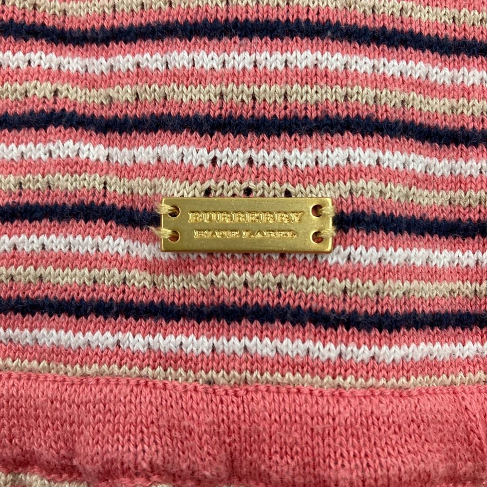美品 BURBERRY BLUELABEL バーバリーブルーレーベル ボーダー