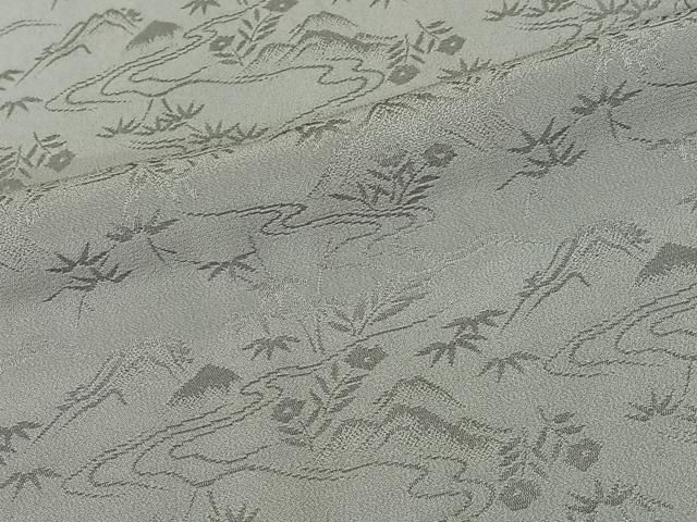 平和屋着物■上質な色無地　風景地紋　千歳緑色　逸品　未使用　BAAI8118my 平和屋着物□上質な色無地 千歳緑色 正絹 逸品 AAAY3467mf 平和屋着物