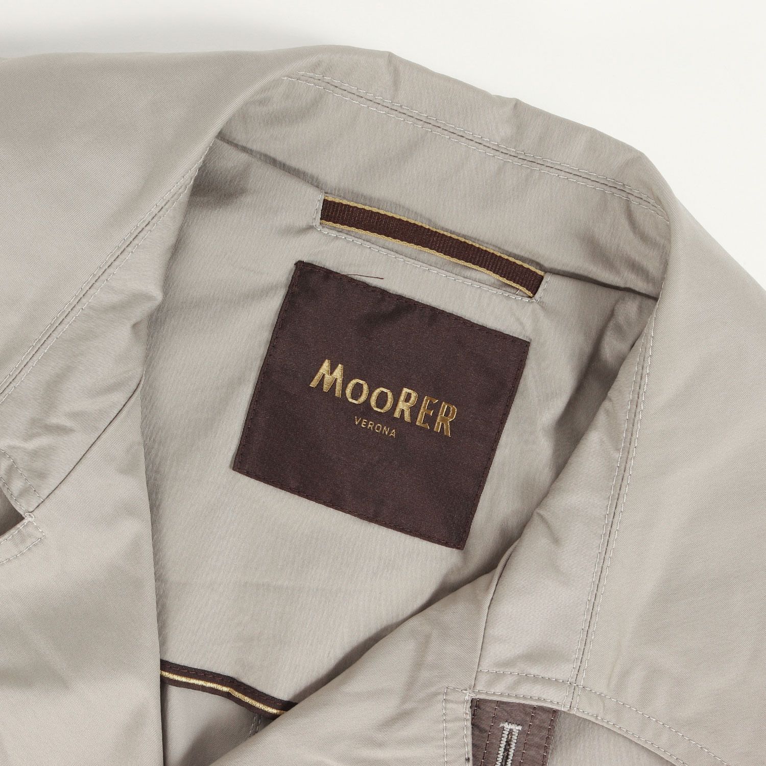 美品】MOORER ムーレー コート グレージュ サイズ:48