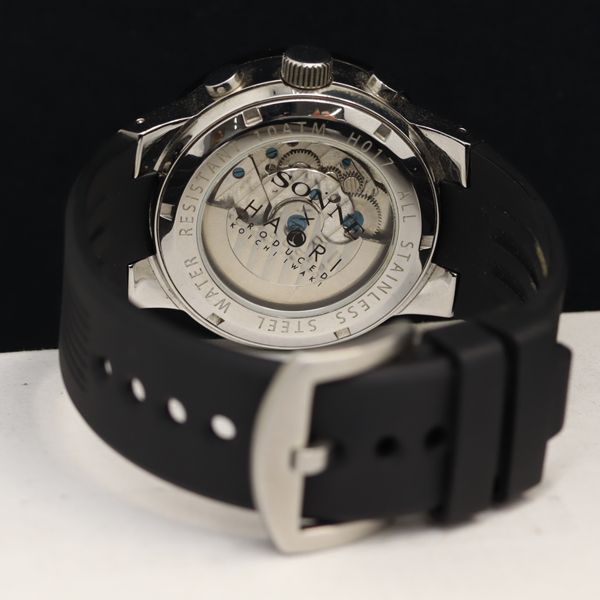 保/箱付 ソニー×ハオリ H017 AT/自動巻 シルバー文字盤 デイデイト メンズ腕時計 OGI 2000000 NSK