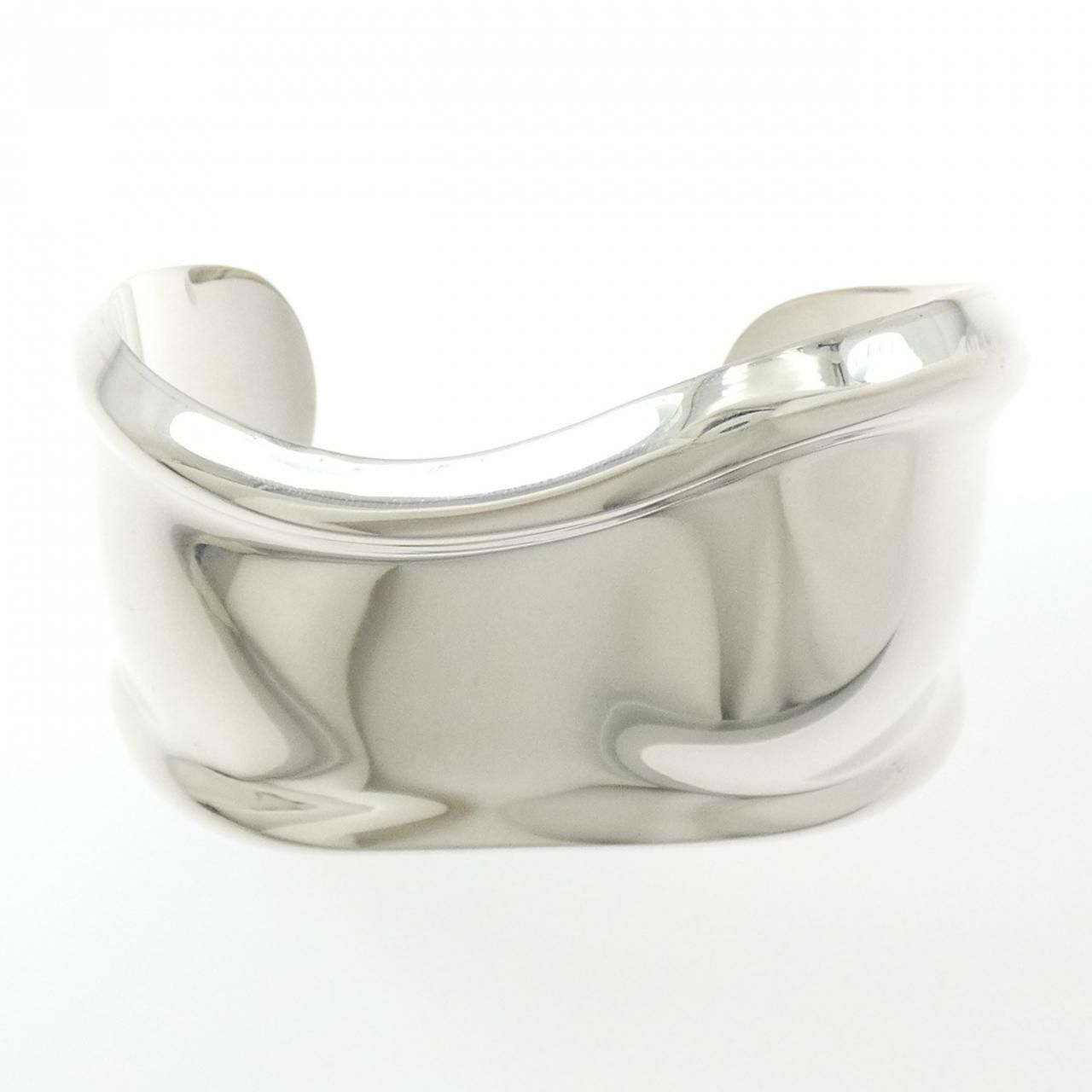 ティファニー　ナローカフバングル TIFFANY&Co. ティファニー ロゴ ナロー バングル カフ シルバー