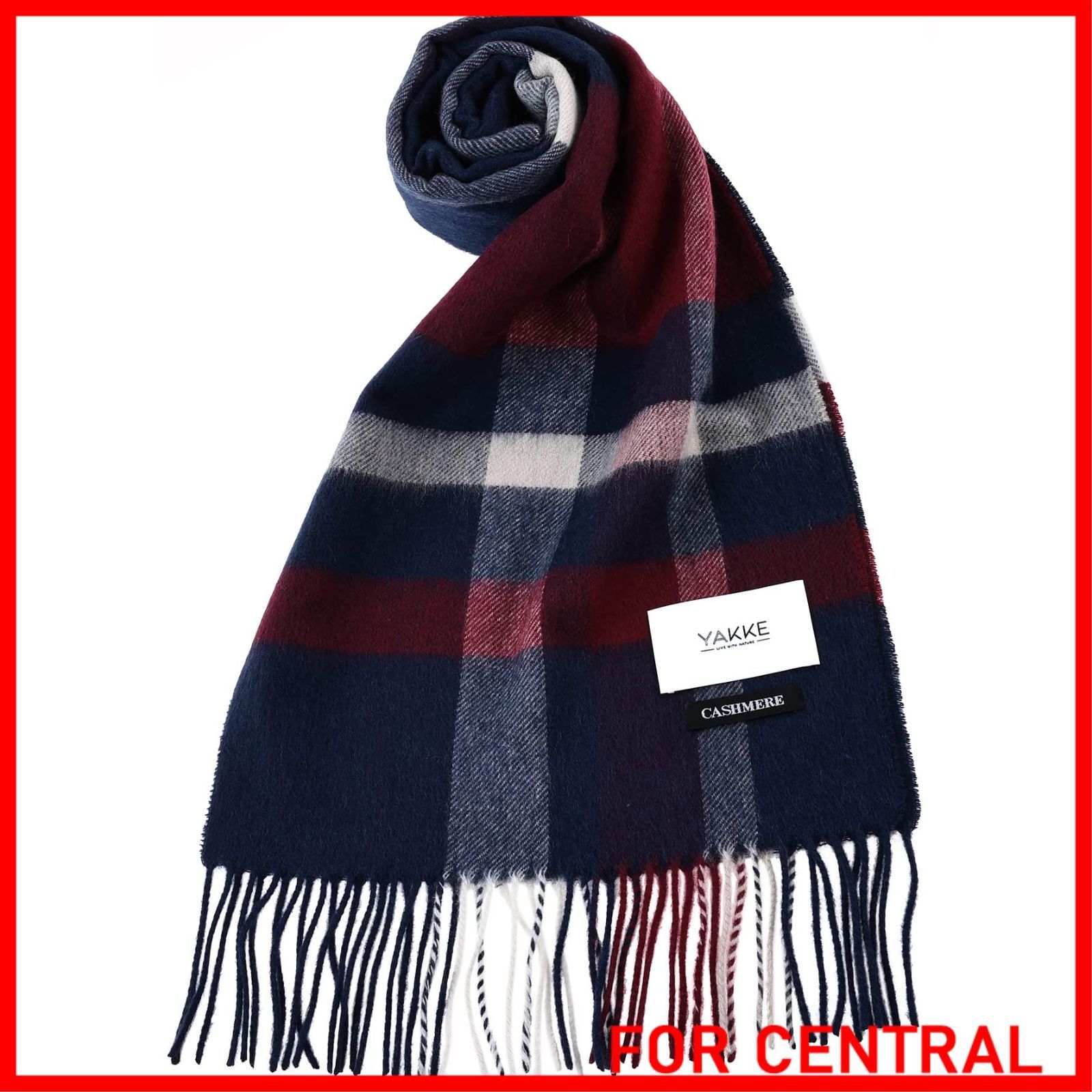 【数量限定】[YAKKE] NWCH30 カシミヤ10％ ノンミュールジングウール90％ チェック柄 マフラー 全6色 [ レディース メンズ 共用 ]