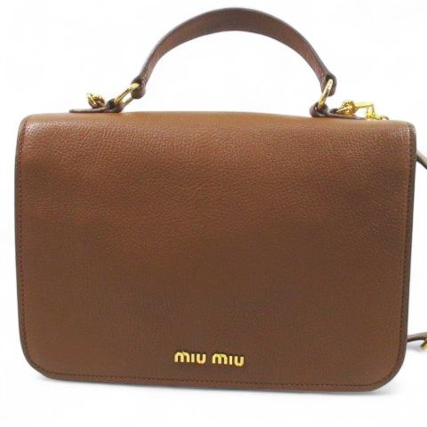 MIU MIU ショルダーバッグ/レザー/2way/マドラスビコローレ miumiu