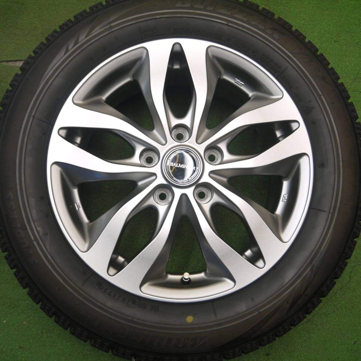 BALMINUM 16インチ&205/60R16 BS BLIZZAK VRX2バリ溝！キレイ！9.5分 