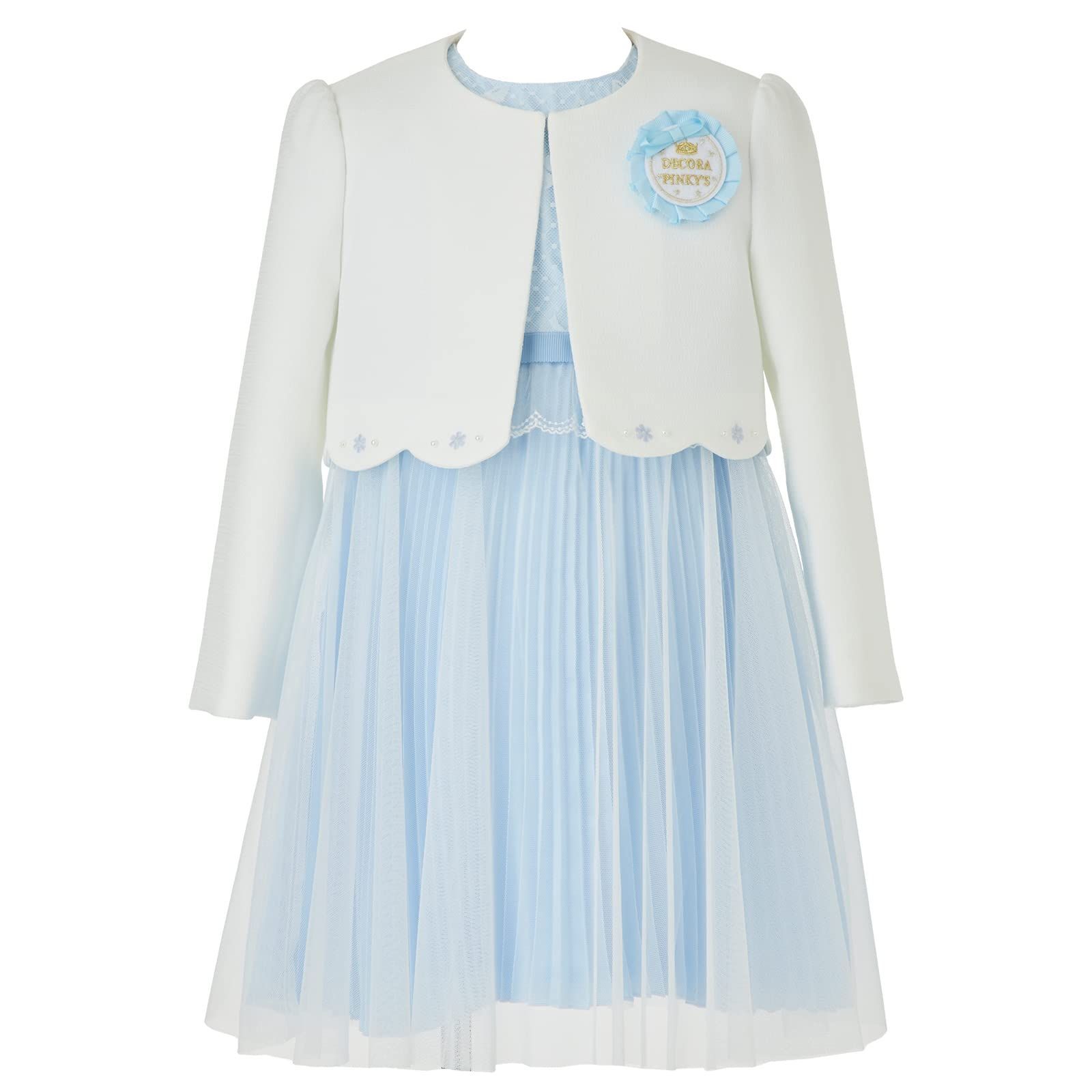 サックス_120 [デコラピンキーズ] フォーマルドレス フォーマル