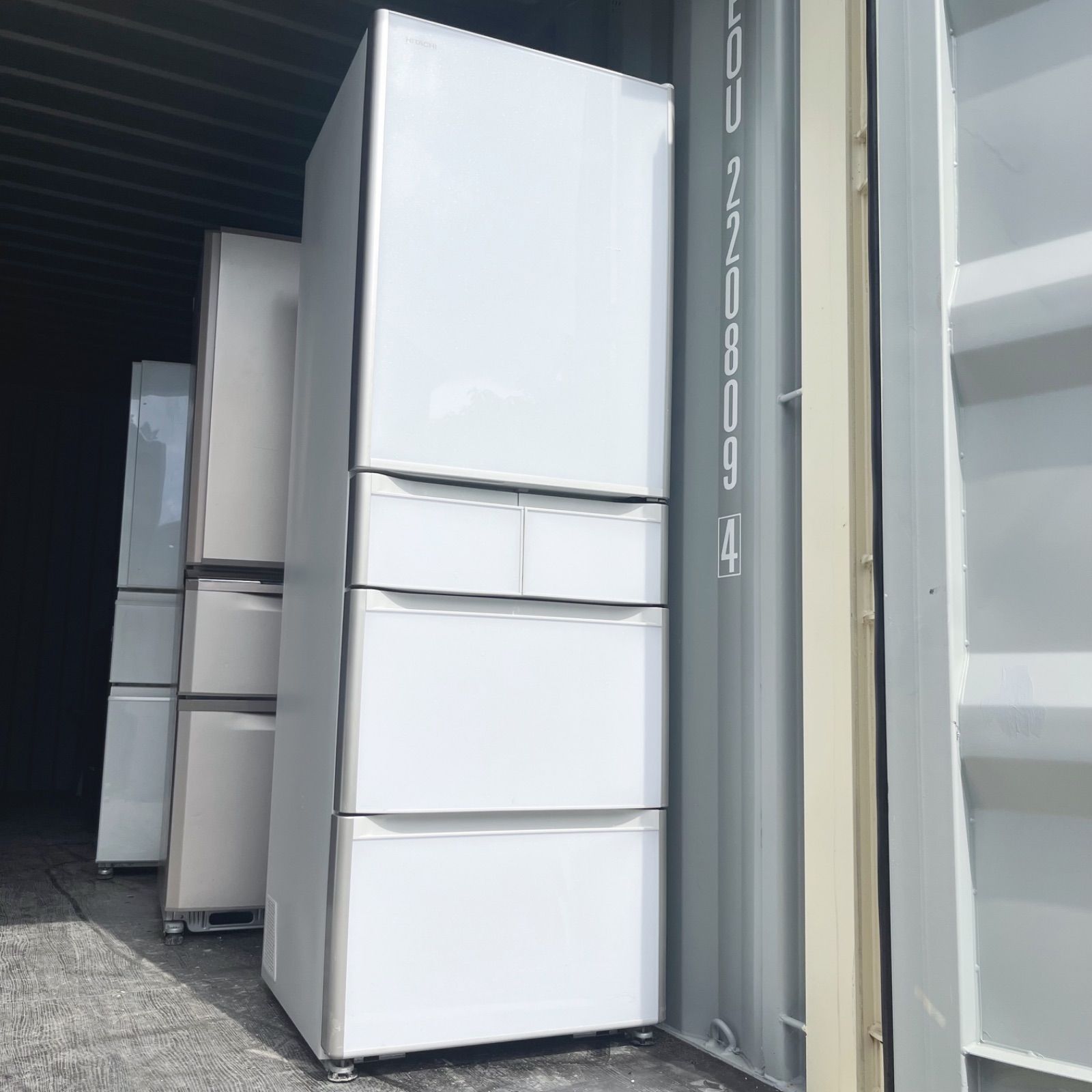 116取付無料！日立真空チルド搭載おしゃれホワイトインテリア5ドア