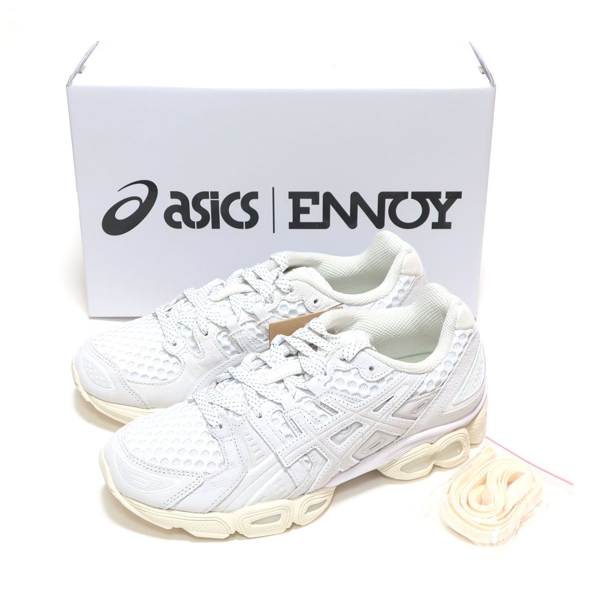 ENNOY x ASICS GEL-NIMBUS 9 WHITE アシックス エンノイ ENNOY x Asics Gel-Nimbus 9 White Cream Men's Size | eBay