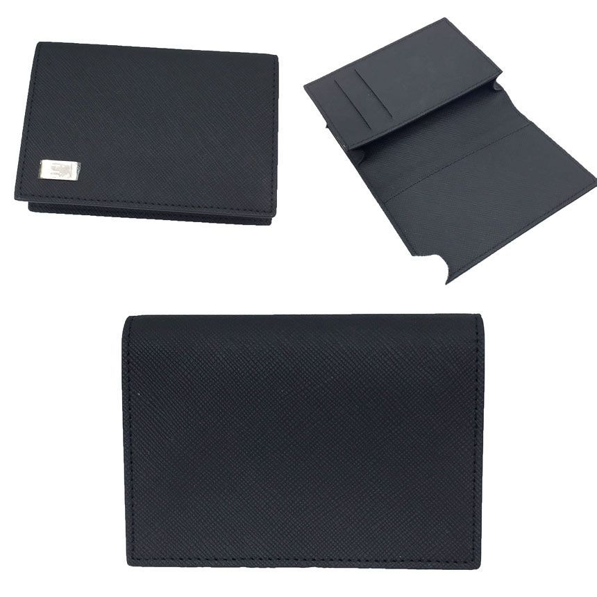 ダンヒル dunhill 名刺入れ カードケース ブラック aq10445 - メルカリ