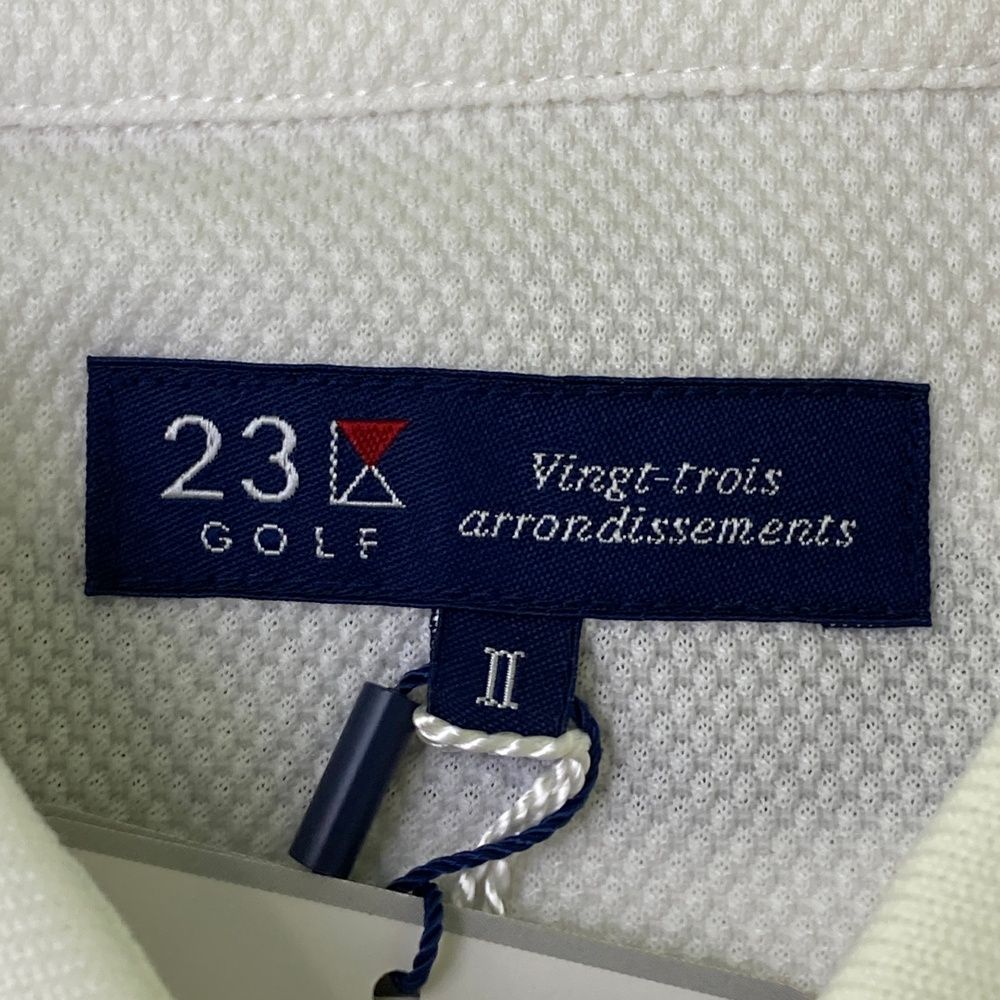 サイズ：2 23区GOLF ニジュウサンクゴルフ 半袖ポロシャツ