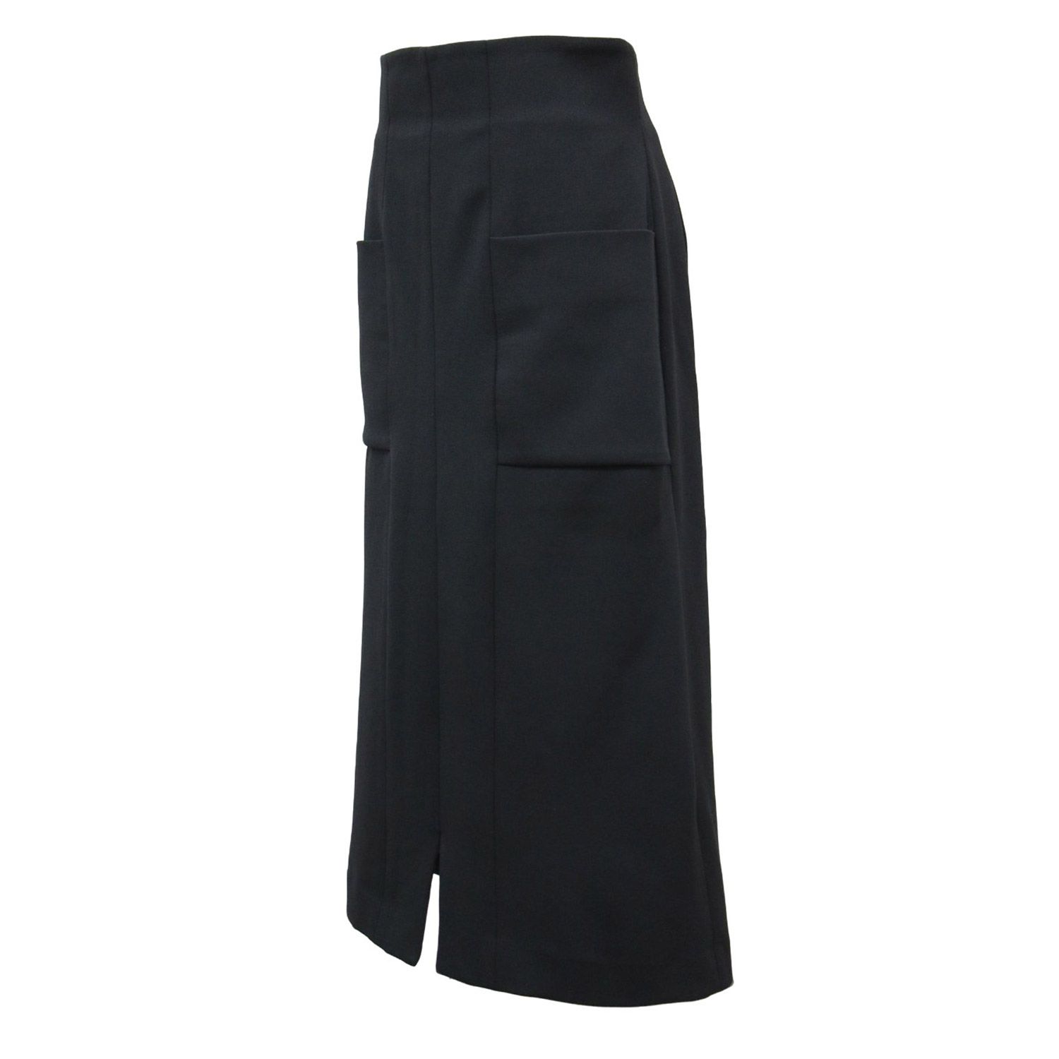 美品 TIARA ティアラ スカート ロング タイトスカート 23秋冬 ブラック  