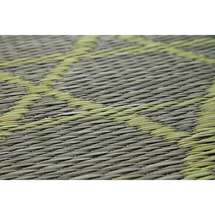 い草キッチンマット 和モダン 60×210cm グレー 8243540