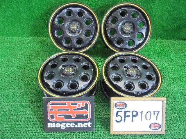5FP107 GL 共豊 PPX MIL-8 15インチアルミホイール4本セット 15×4.5J 100×4H 45