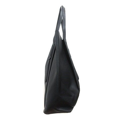 ザラ ZARA トートバッグ フェイクレザー 黒 ブラック /MS - メルカリ