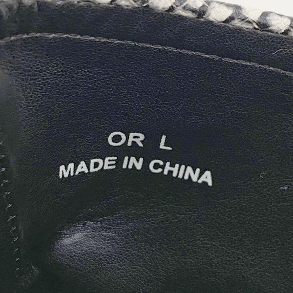 HARE パイソン柄 ショート ブーツ シューズ レザー サイドジップ 厚底