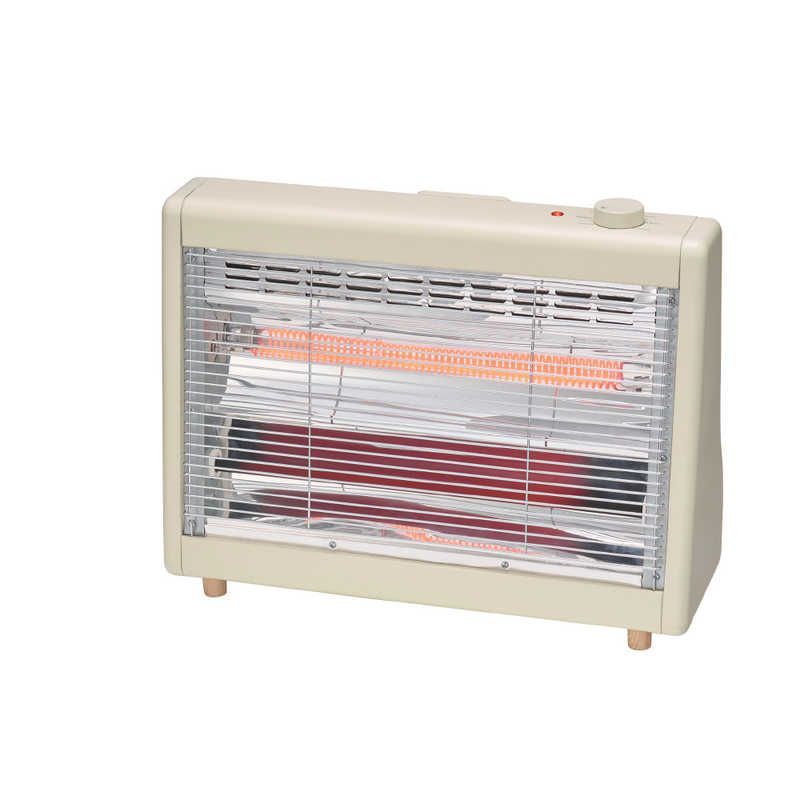 ユアサ ワイドハイブリッドヒーター 1000W カーボンヒーター シーズヒーター ベージュ YKT-WCS1000G-LC