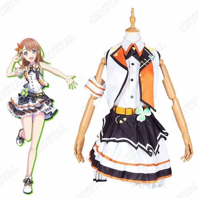 プロジェクトセカイ カラフルステージ feat.初音ミク コスプレ 花里みのり コスプレ衣装 人気 キャラクター はなさとみのり コスプレ用 イベント 仮装 舞台装 演出服 漫遊展 撮影用 観賞用 祭り 贈り物 誕生日 ハロウィン クリスマス