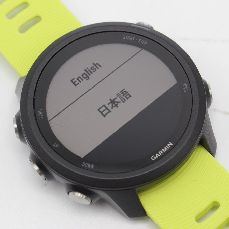 美品】GARMIN ForeAthlete 245 Amp Yellow 010-02120-48 スマートウォッチ ガーミン フォアアスリート 本体  - 純正最安