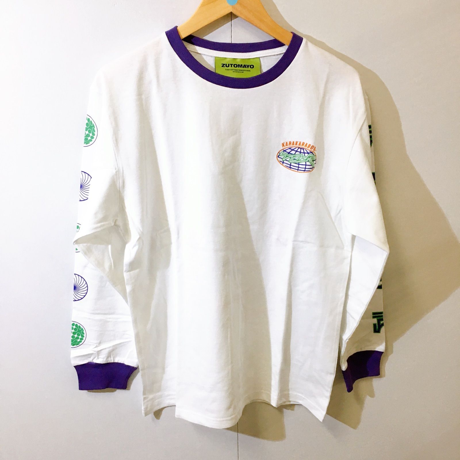 美品】ZUTOMAYO ずとまよ KKB LongTee (White) 果羅火羅武〜ロンT