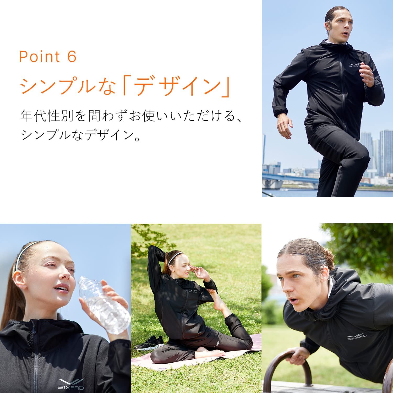 SIXPAD] シックスパッド サウナスーツ Sauna Suit MTG エムティージー