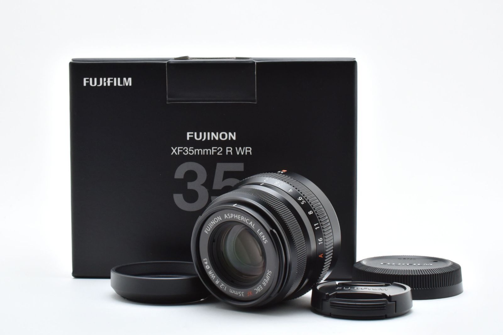 FUJIFILM XF35mm F2 R WR 交換レンズ フジノン 単焦点 標準 コンパクト 35mm F2 防塵防滴耐低温 絞りリング ブラック F
