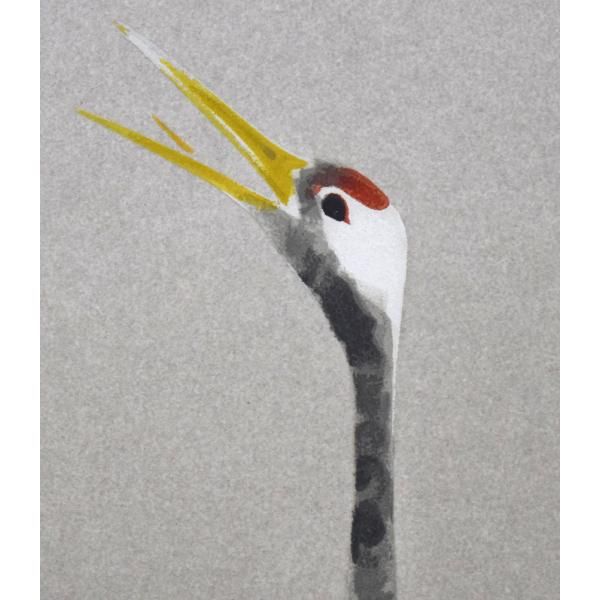 上村 淳之「双鶴」シルクスクリーン版画・限定・直筆サイン入 文化勲章