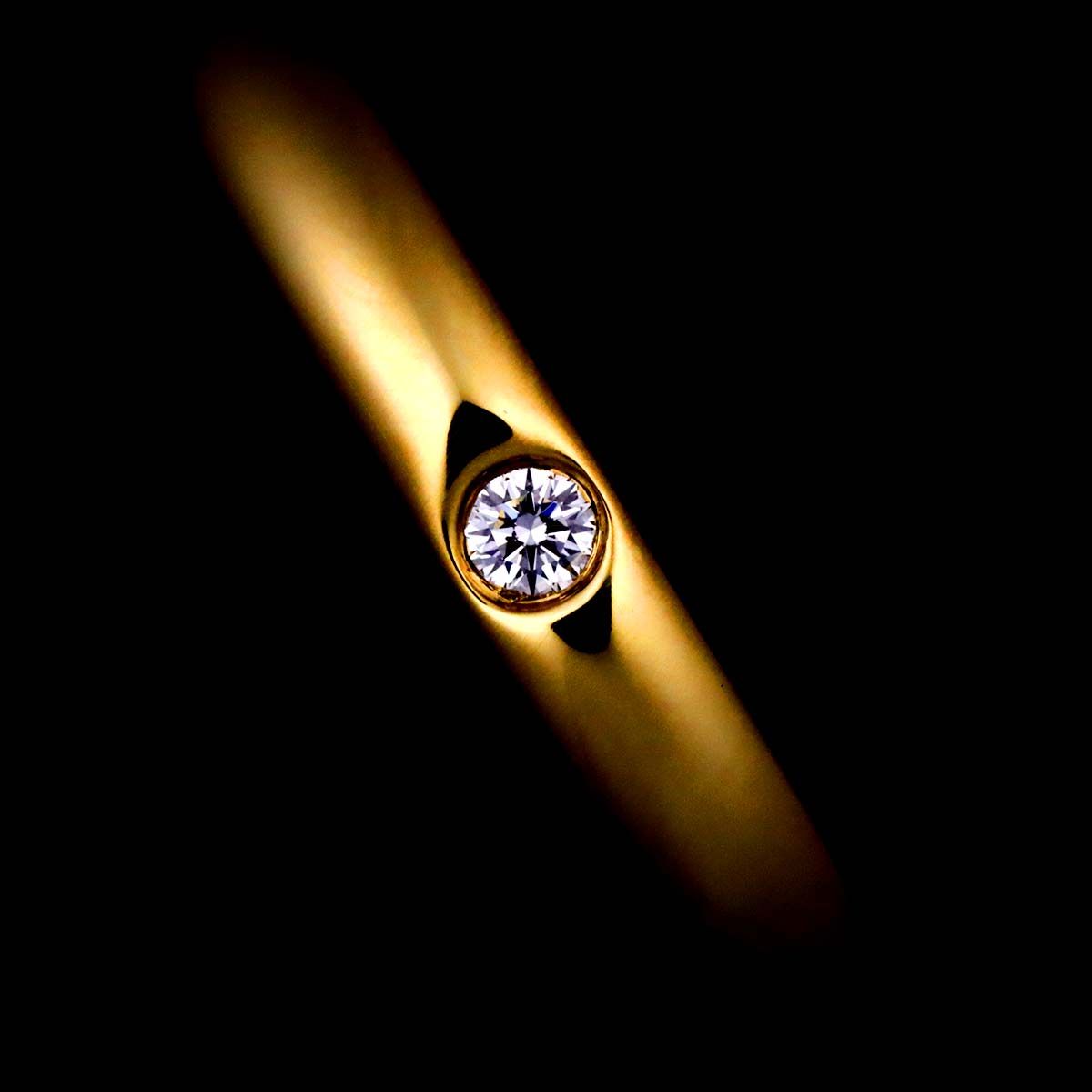 ティファニー TIFFANY&CO. スタッキング バンド 7号 リング ダイヤ 1P  