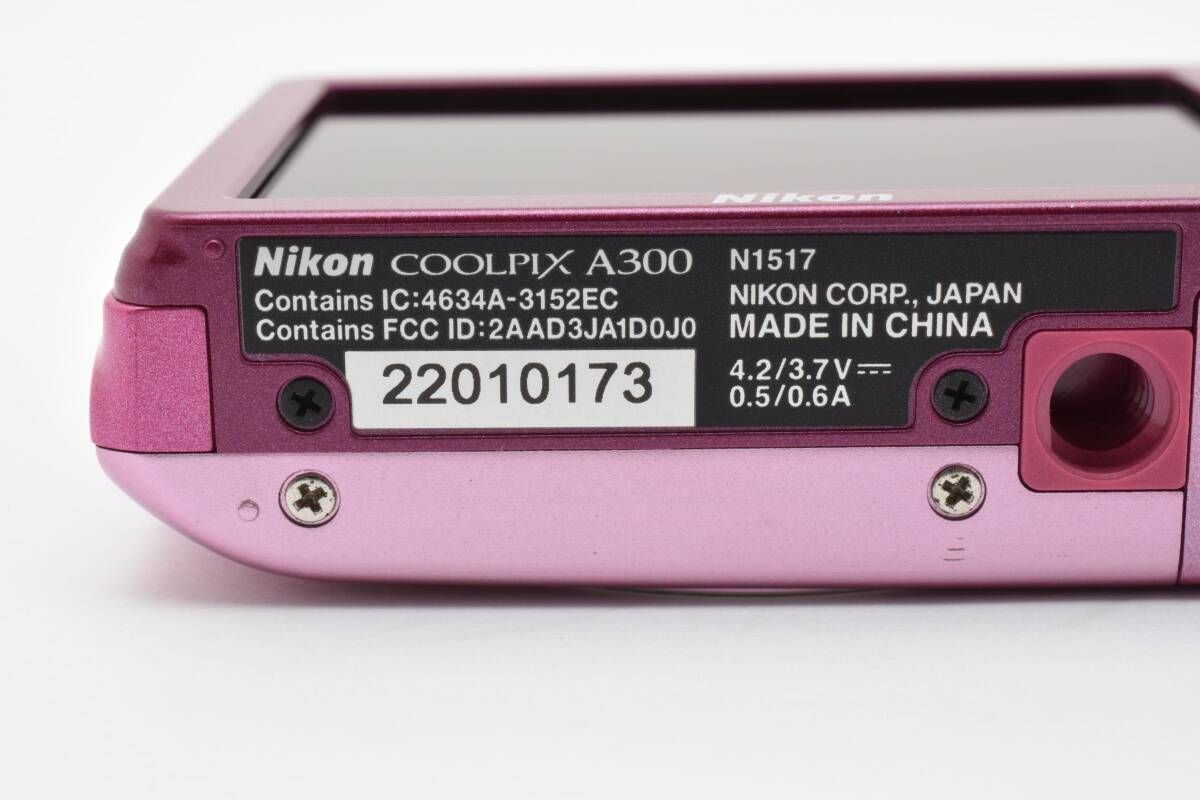 Nikon デジタルカメラ COOLPIX A300 光学8倍ズーム ピンク Nikon