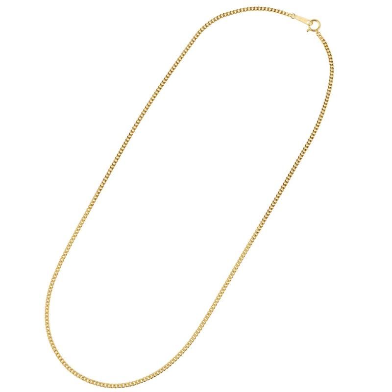 フェアリーカレット 24金ネックレス K24 2面喜平チェーン 純金 検定印入 9g 45cm 引き輪