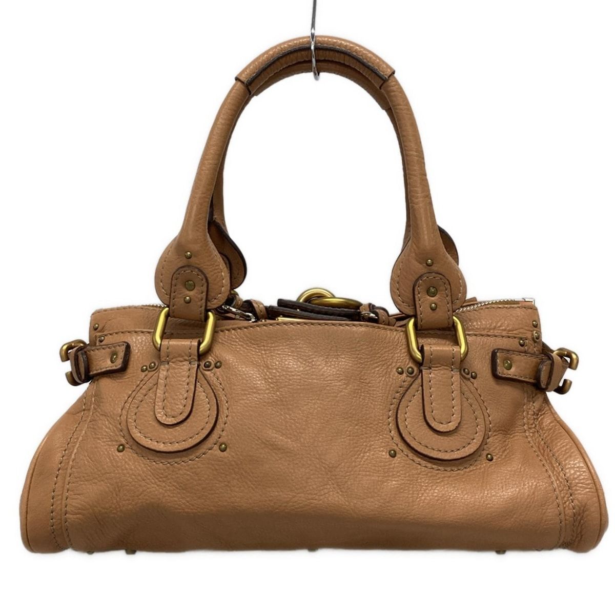 Chloe クロエ ハンドバッグ ミニ パディントン ブラウン レザー